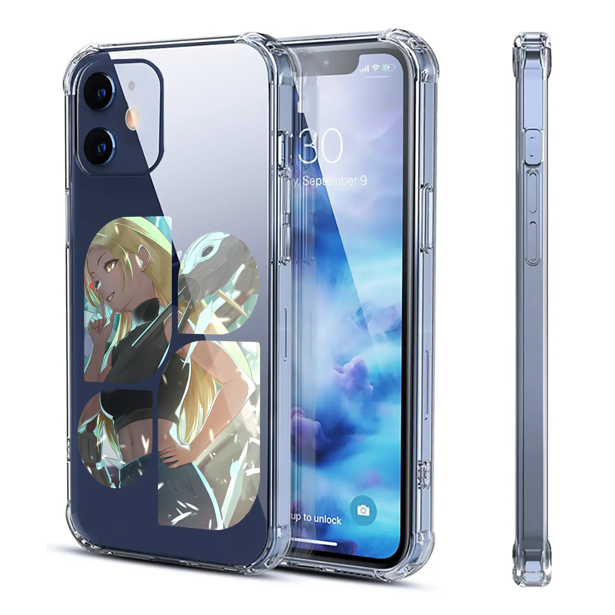 呪術廻戦 グッズ,九十九 由基 - IPhone 12シリーズ対応 ・ 透明スマホケース ・ クリアソフトケース ・ TPU素材 ・ 耐衝撃 ・ 高密着 ・ 防汚 防指紋 ・ 簡単着脱